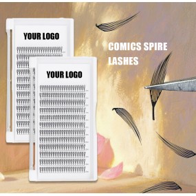 Eyelash Extension Factory - OEM Cashmere Feathered Anime Tower Spire Premade