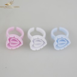 睫毛工具供应商-OEM 3D貂毛易开扇形粘合环