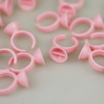 睫毛工具供应商-OEM 3D貂毛易开扇形粘合环