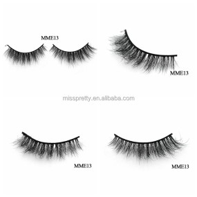 False Eyelashes Manufacturer - OEM Handmade Real Animal Furs 3D Mink Strip