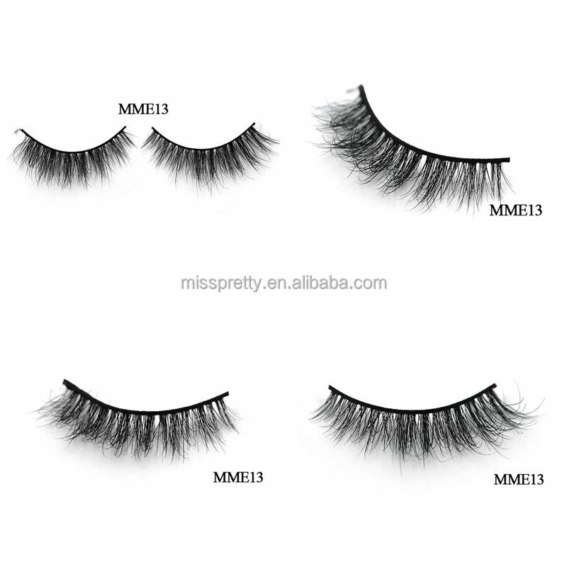 False Eyelashes Manufacturer - OEM Handmade Real Animal Furs 3D Mink Strip
