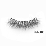 貂毛睫毛供应商-OEM透明带3D条裸带美容产品