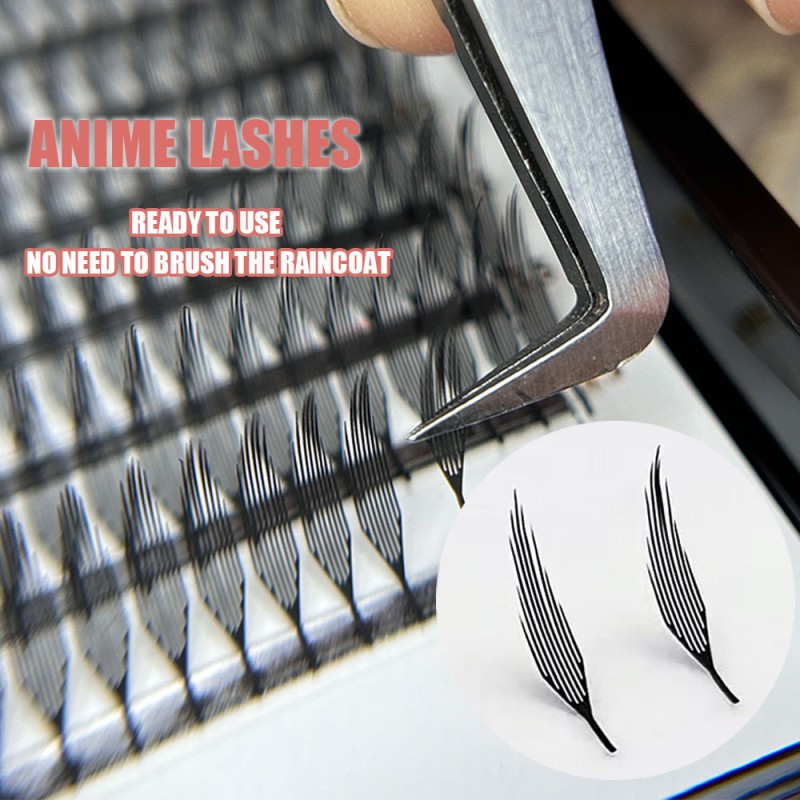 False Eyelashes Manufacturer - OEM New Style Comic Spire 0.07mm Soft Fluffy
