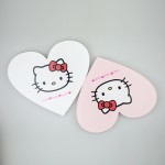 睫毛板工厂-OEM白色亚克力Hello Kitty磁力延长贴