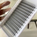 预製扇形工厂-OEM奢华3D-10D短茎尖基PBT