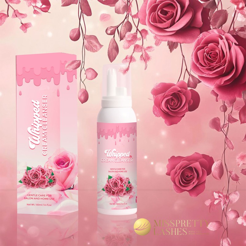 Lash Shampoo Supplier - Private Label 100ml Sensitive Whipped Cream Cleanser