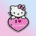 睫毛支架工厂-OEM可定制Hello Kitty情人节磁贴