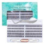 DIY睫毛套生产商-OEM 120簇簇状延长套供应商