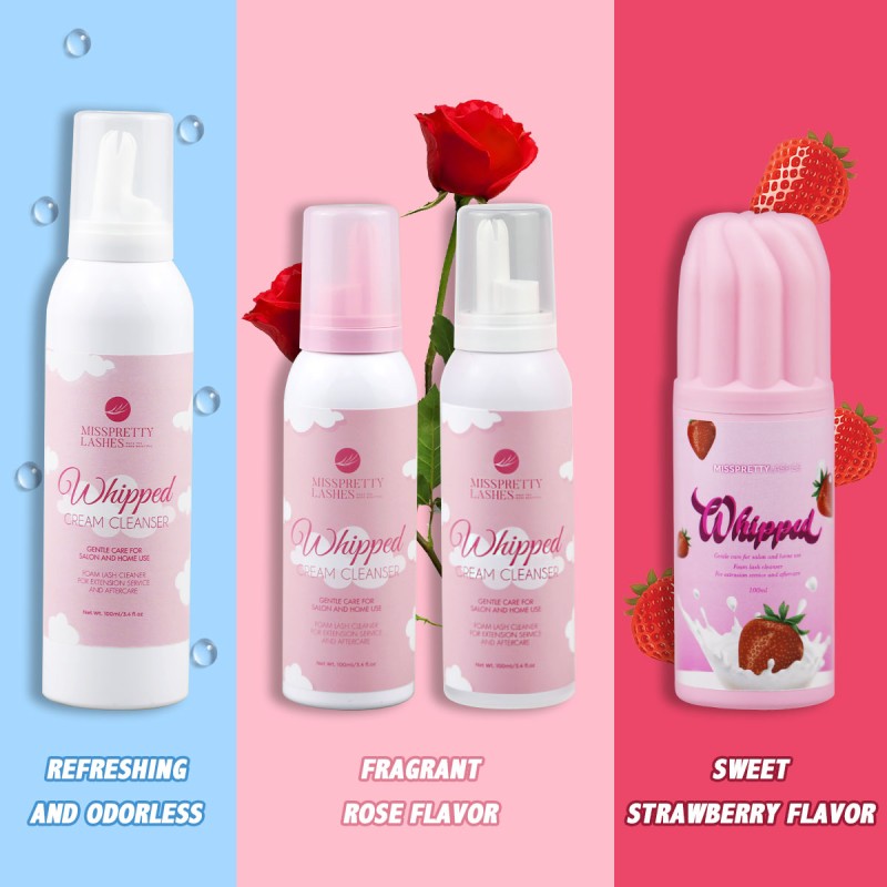 Lash Shampoo Factory - OEM 100ml Custom Cream Liquid Whipped Cleanser