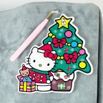 睫毛支架供应商-批发亚克力圣诞Hello Kitty磁贴