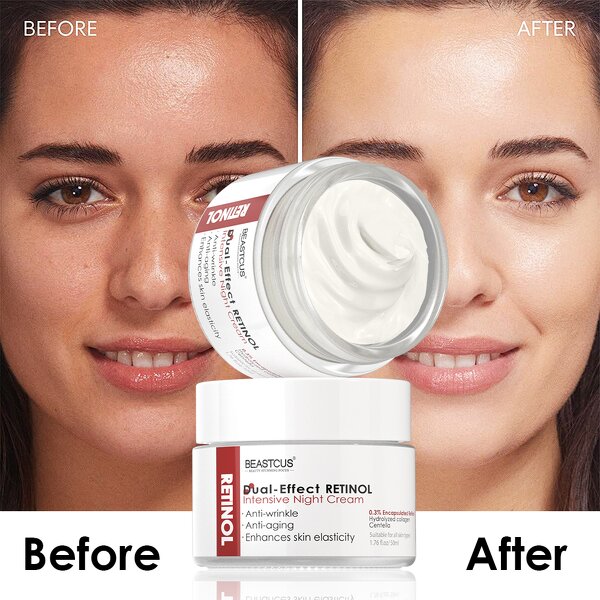 Retinol Night Cream Manufacturer - Centella Extract Ceramide NP - Anti-Aging Anti Wrinkle