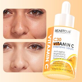 Skin Care Serum Manufacturer - NEW Pure Vegan 10% Nicotinamide 4% Transparent Acid