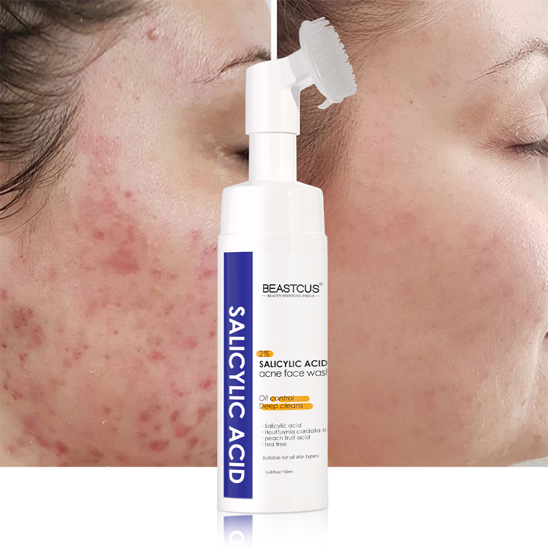 Facial Cleanser Manufacturer - Green Tea Salicylic Acid - Organic Anti Aging Whitening