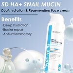Face Cream Manufacturer - 5D Hyaluronic Acid Snail Panthenol - Anti-Aging Whitening