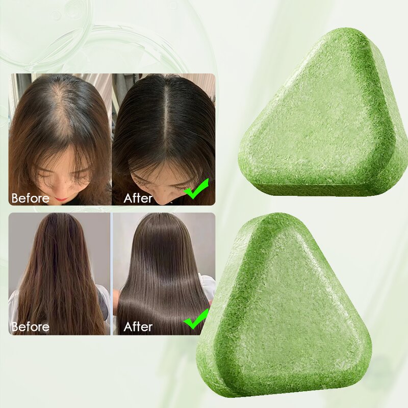 Hair Soap Manufacturer - Private Label Organic Herbal - Nourishing Triangle Seven Green