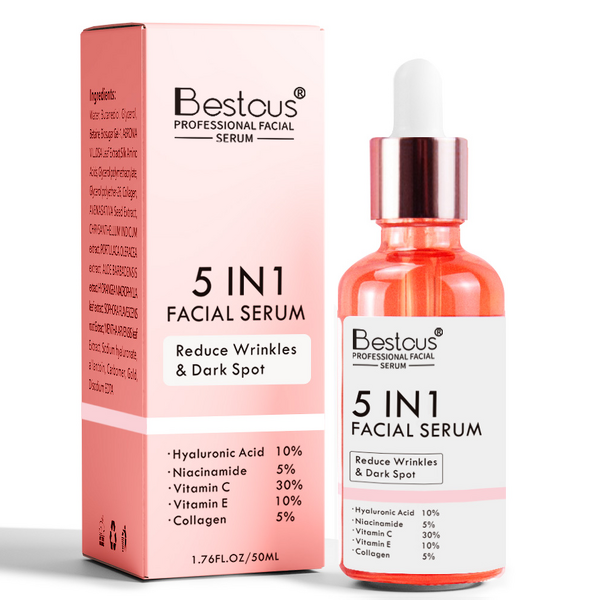 Vitamin C Serum Manufacturer - Hyaluronic Acid Niacinamide - 5 in 1 Whitening Anti Age