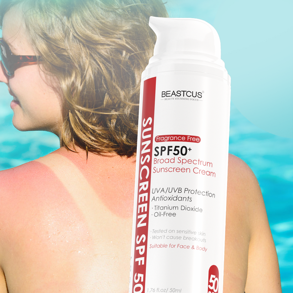 Sunscreen Cream Manufacturer - [Fragrance Free] SPF 50+ - Natural Sunblock Private Label