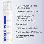 Skin Toner Manufacturer - Custom 7% Glycolic Acid - 120ml/100ml Moisturizing