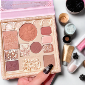 Eyeshadow Palette Manufacturer - Kawaii Angel - Pigmented with Face Highlighter Powder