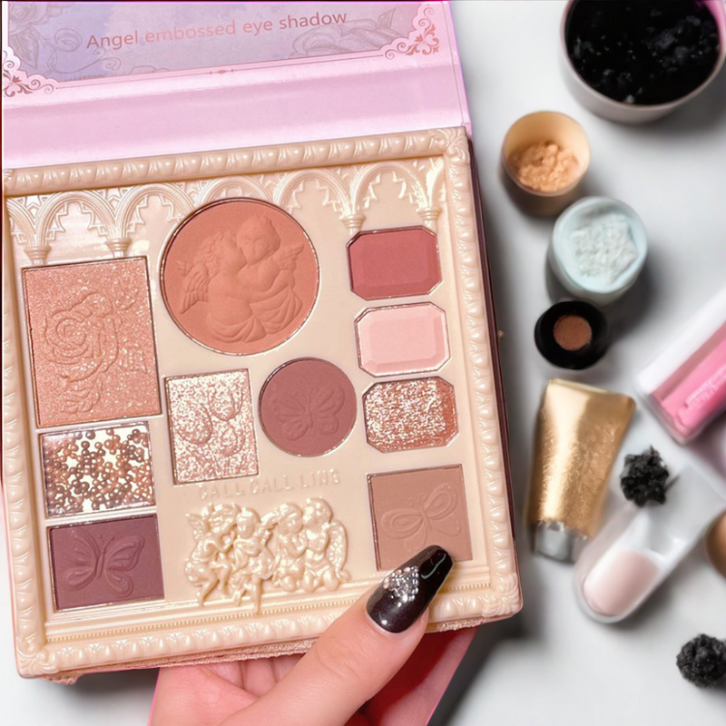 Eyeshadow Palette Manufacturer - Kawaii Angel - Pigmented with Face Highlighter Powder