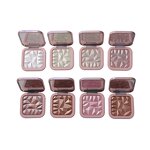 Highlighter Palette Manufacturer - 12 Colors Custom Logo - Cream Powder Glitter Luxury