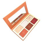 Makeup Set Manufacturer - Private Label - 6 Shade 2 in 1 Highlighter Blush for Dark Skin