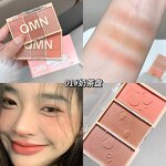 Blush Palette Manufacturer - QMN Private Label - 3 Color Matte Pearl Bronzer Face Powder
