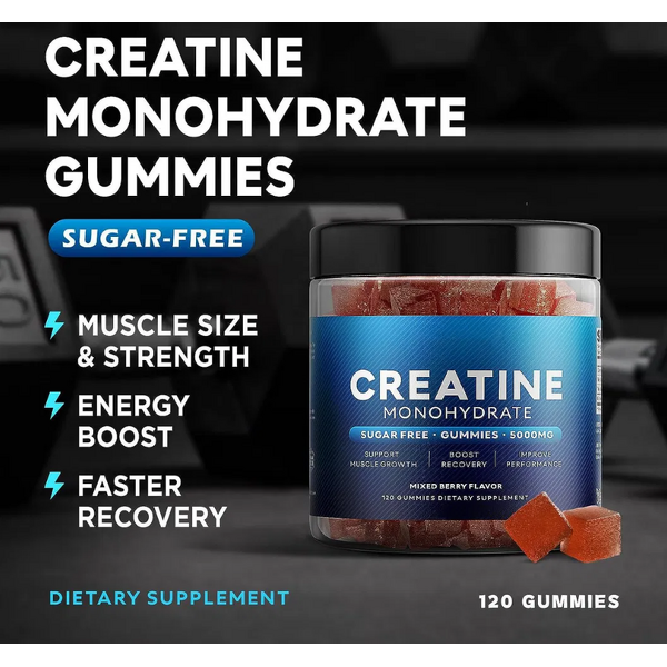 Creatine Monohydrate Gummies Manufacturer - Supplement & Private Label