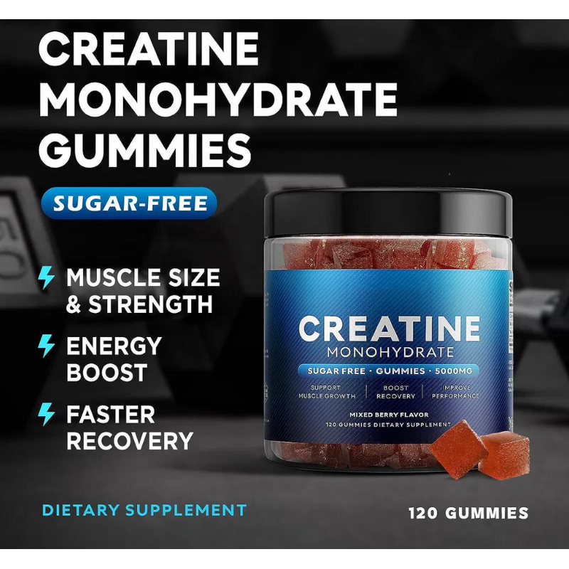 Creatine Monohydrate Gummies Manufacturer - Supplement & Private Label