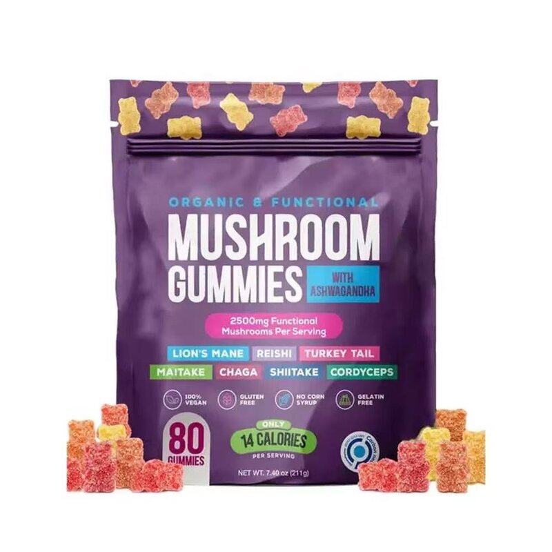 Mushroom Gummies Manufacturer - OEM Private Label Organic Vegan for Immune Support