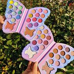 Eyeshadow Palette Manufacturer - Custom Empty Makeup Shimmer Matte Glitter Blue Butterfly