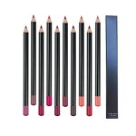 Lip Liner Set Manufacturer - Custom Wholesale 12pcs Pencil Brown Lipliners Gift Set