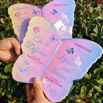 Eyeshadow Palette Manufacturer - Custom Empty Makeup Shimmer Matte Glitter Blue Butterfly