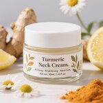 Neck Cream Manufacturer - Private Label Turmeric Neck Firming Natural Skin Tightening Anti-Aging