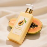 Body Lotion Manufacturer - Deep Moisturizing Organic Vegan Papaya with Vitamin C Niacinamide