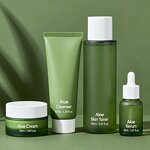 Skincare Set Manufacturer - Private Label Aloe Vera Cleanser Mask Toner Serum for Women