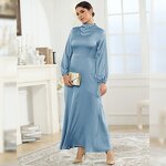 Abaya Manufacturer - Wholesale Dubai 2024 Modest Dress Muslim Long Green Dresses