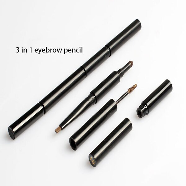 Eyebrow Pencil Manufacturer - 3 in 1 Waterproof High Pigment Custom Logo & OEM
