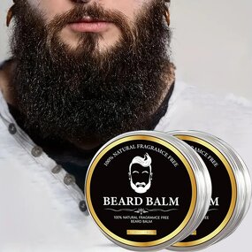 Beard Cream Manufacturer - Men's Leave-in Natural Conditioner Styling Balm Mustache Care