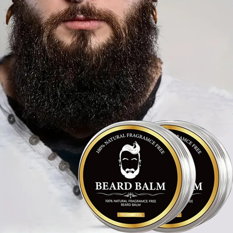 Beard Cream Manufacturer - Men's Leave-in Natural Conditioner Styling Balm Mustache Care