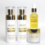 Skin Care Set Manufacturer - Wholesale 4pcs/set Vitamin C 20% Toner Lotion