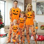 Pyjamas Manufacturer - Halloween Casual Christmas Family Satin Child Costume Matching Sets