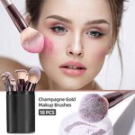 Makeup Brush Set Manufacturer - High-quality Low MOQ Eye Factory Price Wholesale Champagne Gold