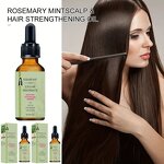 Hair Oil Manufacturer - Organic Rosemary and Castor Mint Scalp Strengthening Peppermint for Growth