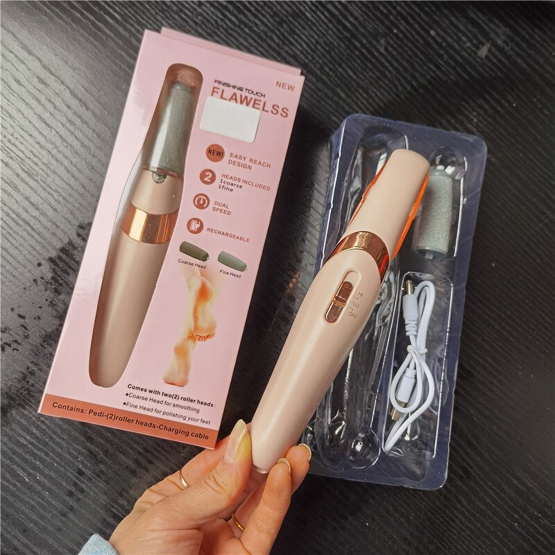 Foot File Manufacturer - Rechargeable Electric Waterproof Grinder with Two Speed LED Light