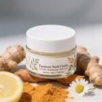 Neck Cream Manufacturer - Turmeric Kojic Acid Firming Anti-Aging for Women Hydrating & Tightening