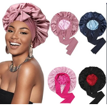 Satin Bonnet Manufacturer - Custom Logo Reversible Double Layer Hair Cover for Sleep