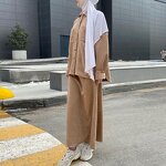 Pant Sets Manufacturer - Ladies Casual Muslim Sportswear Women's Loose Trousers