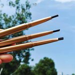 Eyebrow Pencil Manufacturer - Waterproof Long Lasting Mineral Black Dark Brown Micro Pen