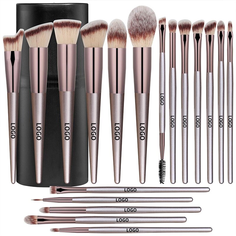 Makeup Brush Set Manufacturer - High-quality Low MOQ Eye Factory Price Wholesale Champagne Gold